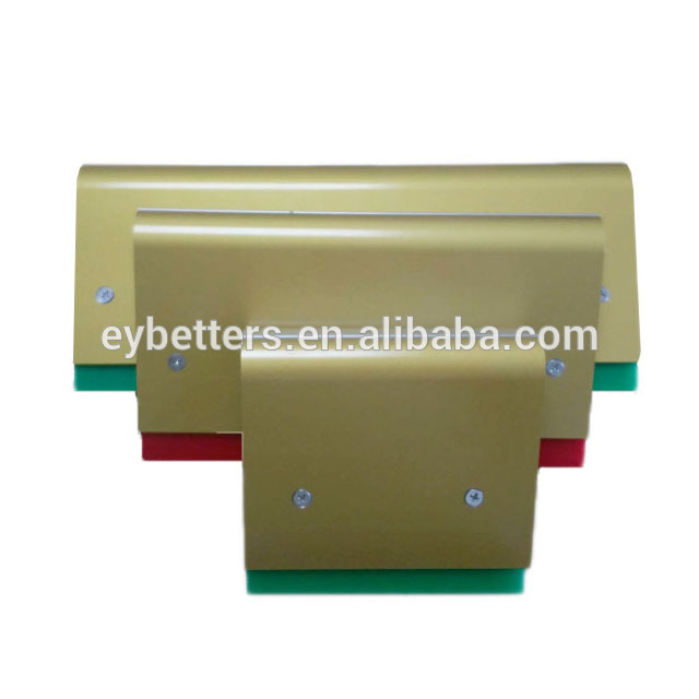 Aluminum handle rubber squeegee for exposure table screen printing
